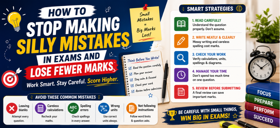 How to Stop Making Silly Mistakes in Exams and Lose Fewer Marks