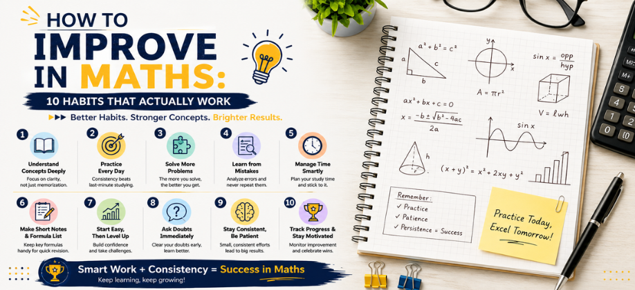 How to Improve in Maths: 10 Habits That Actually Work
