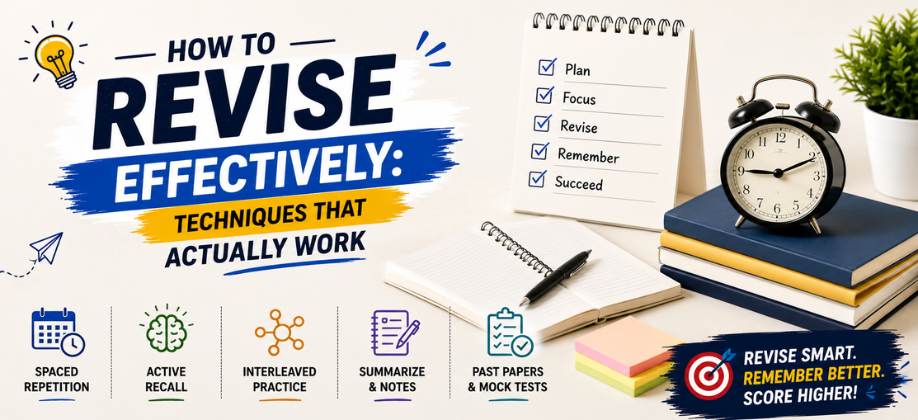 How to Revise Effectively: Techniques That Actually Work