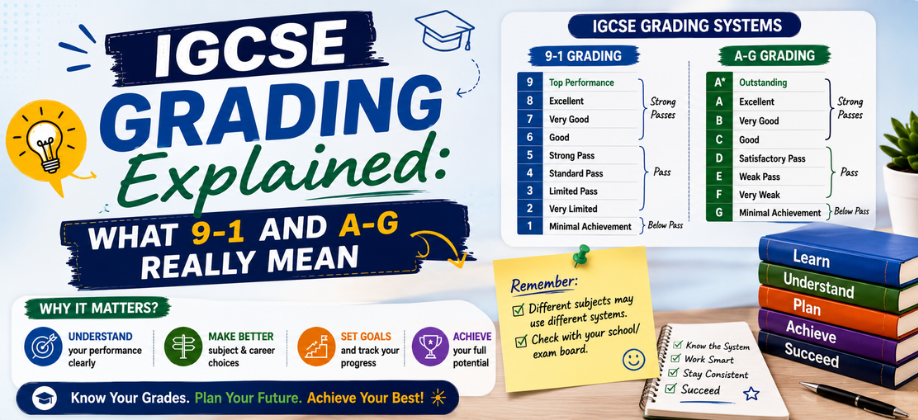 IGCSE Grading Explained: What 9-1 and A*-G Really Mean