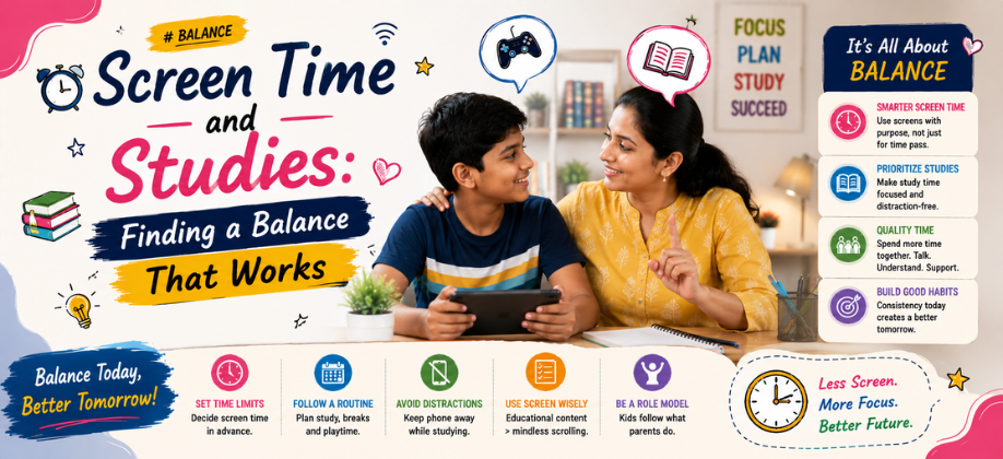Screen Time and Studies: Finding a Balance That Works